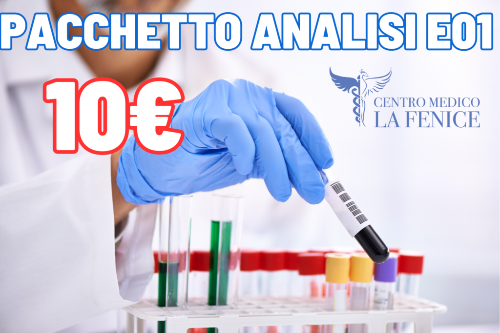 Analisi a prezzo ridotto per esenzione E01