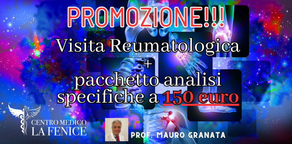 offerta visita reumatologica e analisi complete a 150€